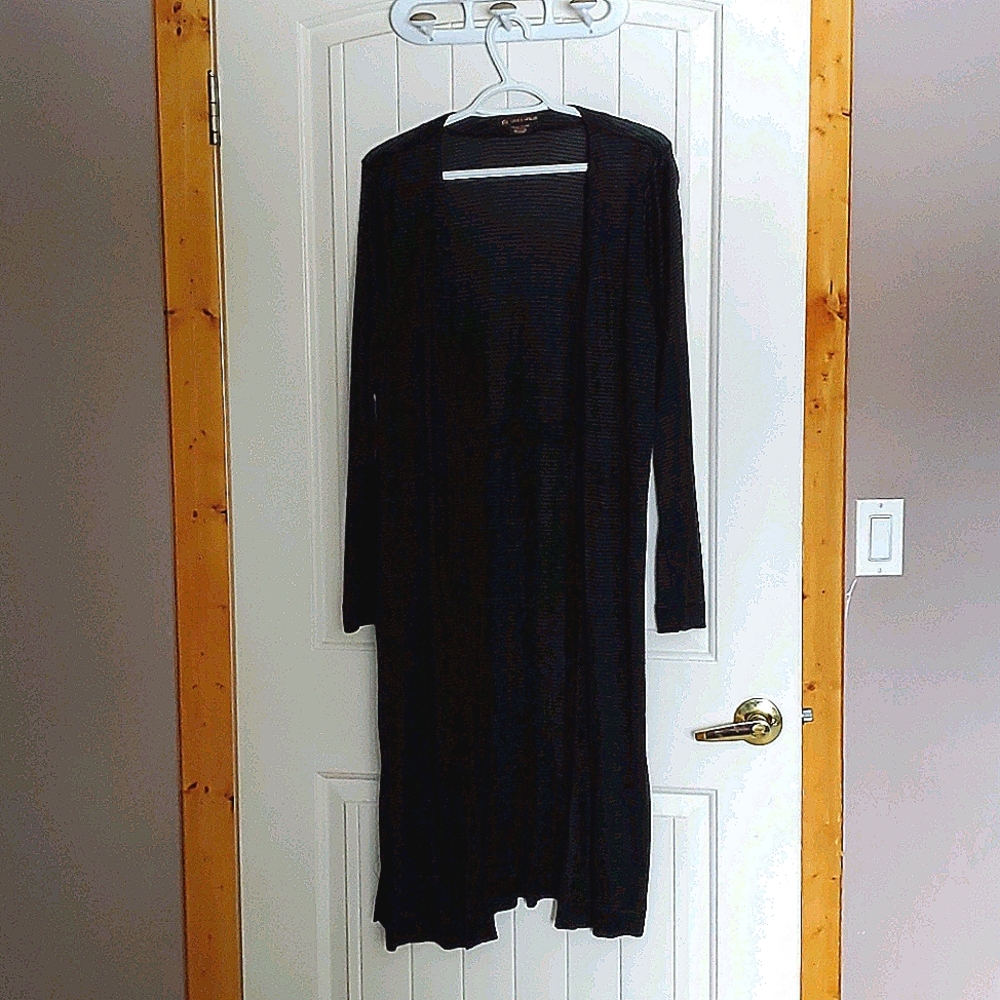 Long shear cardigan
